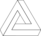 Deltasoft impossible triangle logo
